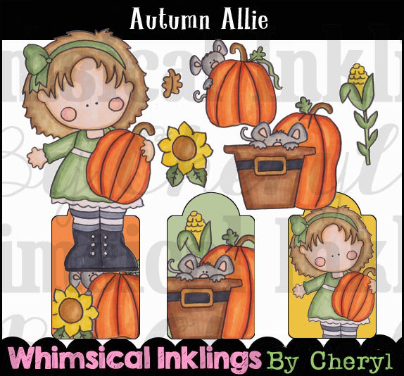 Autumn Allie...Hand Colored Graphic Collection
