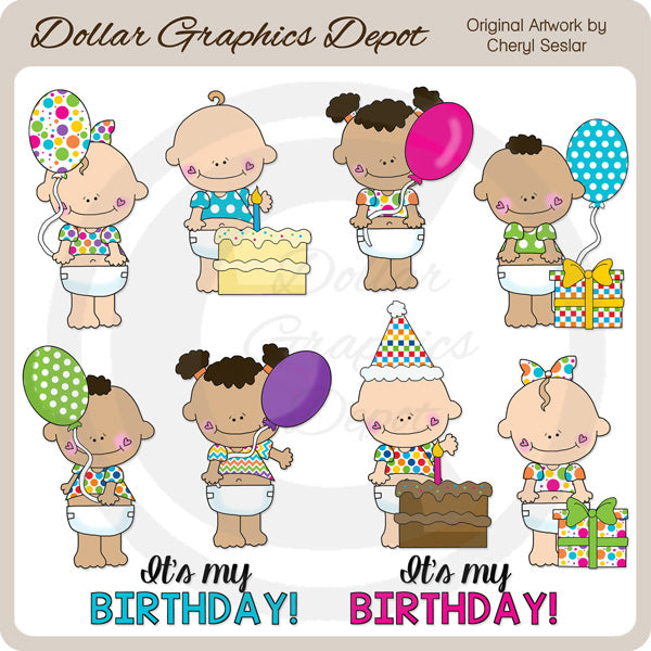Baby Sprouts - Cumpleaños - Clipart