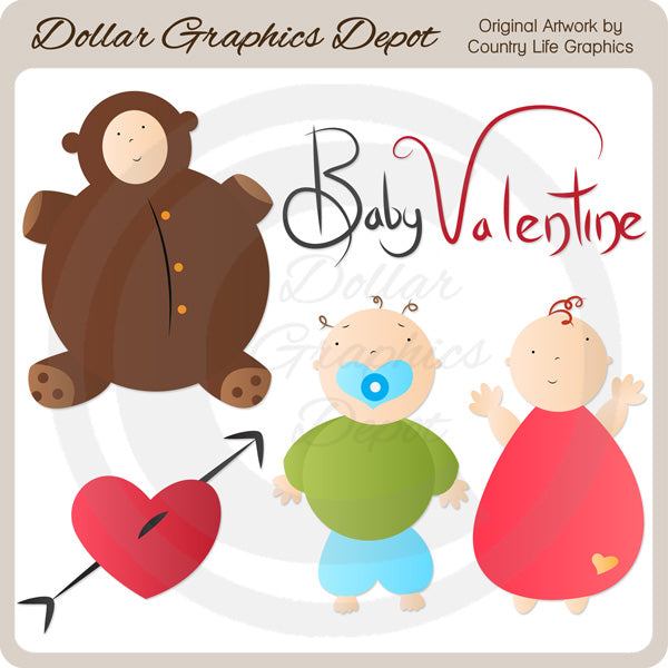 Baby Valentine - Clip Art
