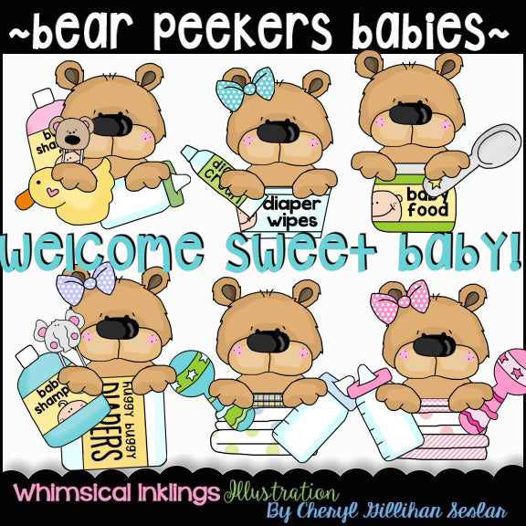 Bear Peekers...bambini