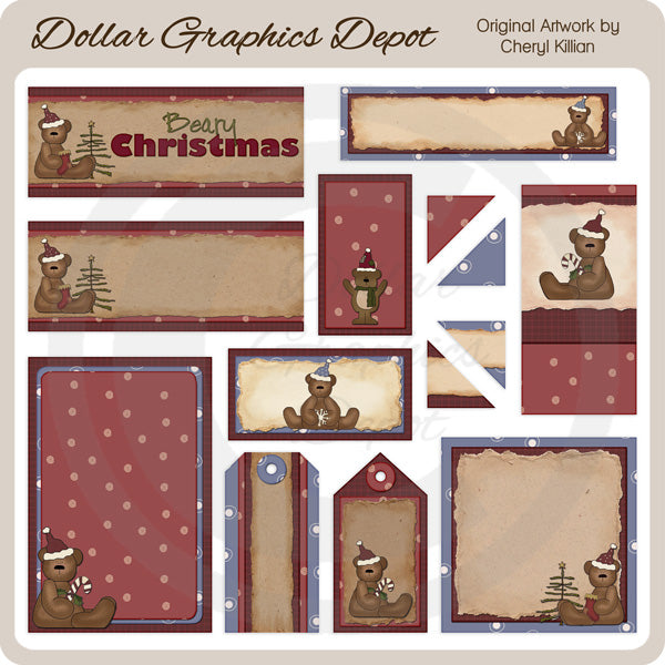 Beary Christmas - Scrappin Delights