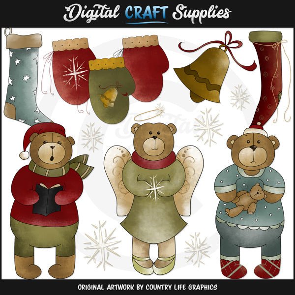 Beary Natale - ClipArt