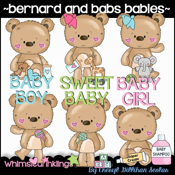 Bernard & Babs Bears...Babies