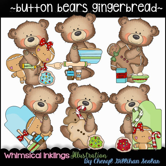 Button Bears Gingerbread
