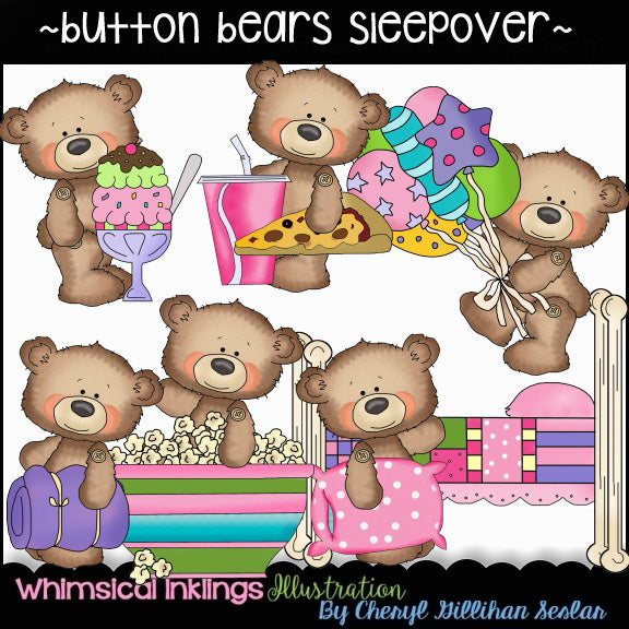 Button Bears Sleepover