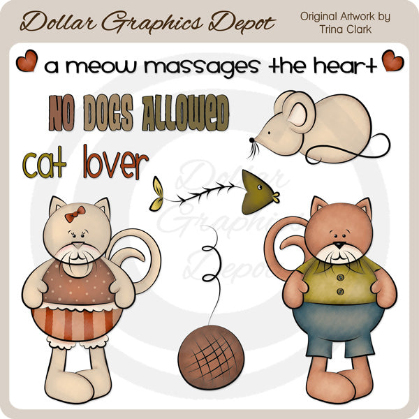 Cat Lover - Clip Art