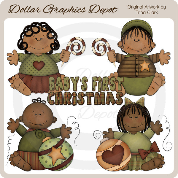 Christmas Babies 2 - Clip Art
