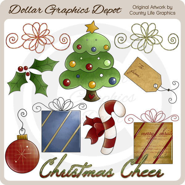 Christmas Cheer 2 - Clip Art