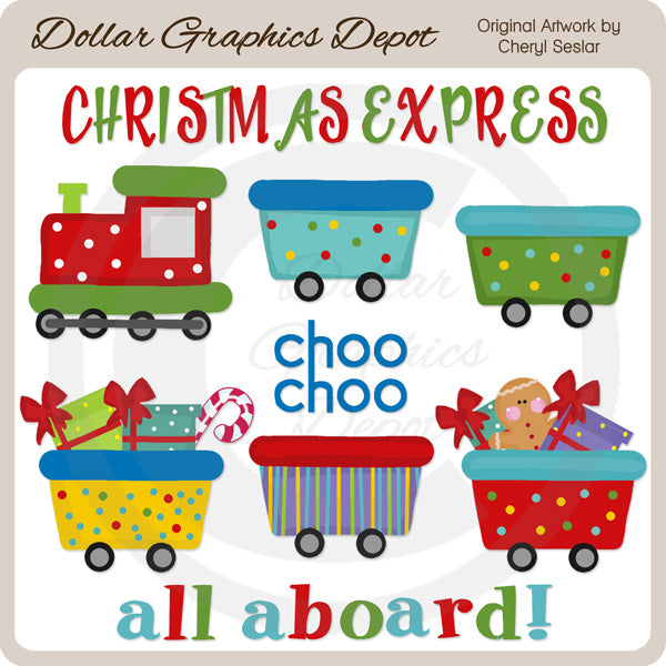 Christmas Express - Clip Art