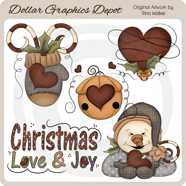 Christmas Love 1 - Clip Art