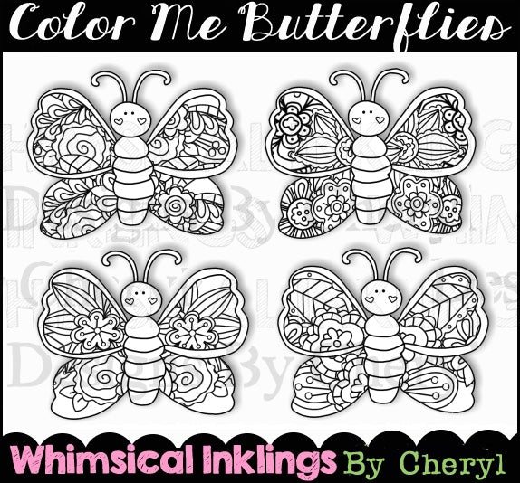 Butterflies...Color Me  (WI)