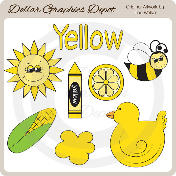Colors - Yellow - Clip Art