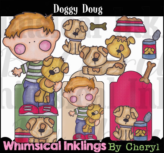 Doggy Doug... Colección gráfica coloreada a mano