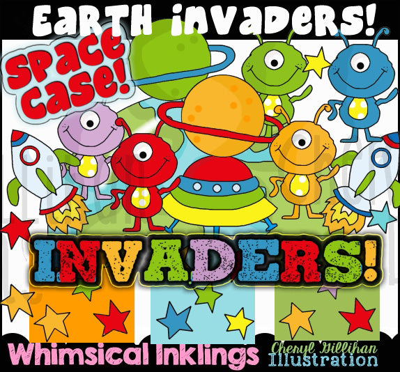 Earth Invaders...Collezione grafica (WI)