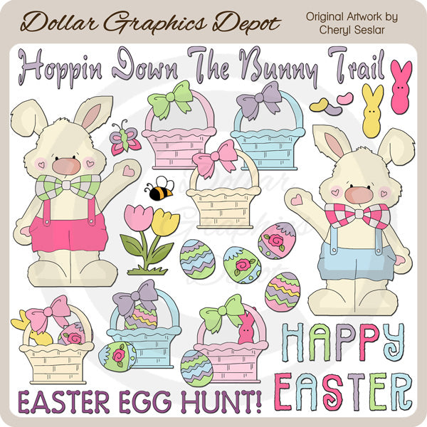 Easter Bunny - Clip Art