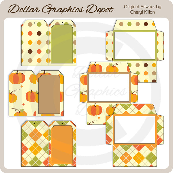 Fabulous Fall - Tag Cards and Envelopes