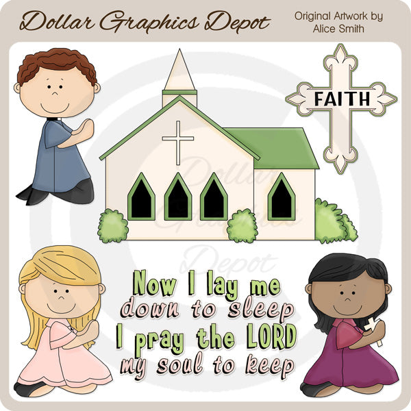 Preghiere fedeli - ClipArt - Esclusiva DCS