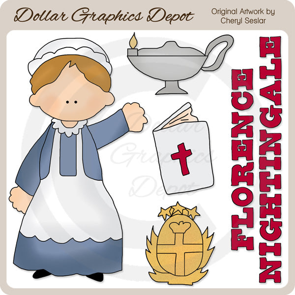 Florence Nightingale - ClipArt