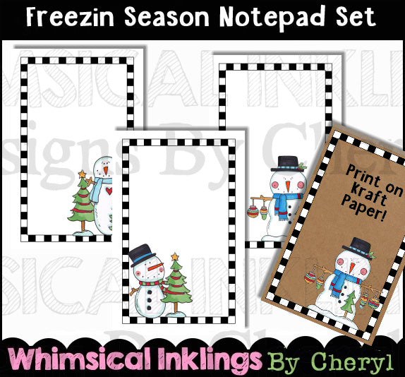 Freezin' Season Notepad   (WI)