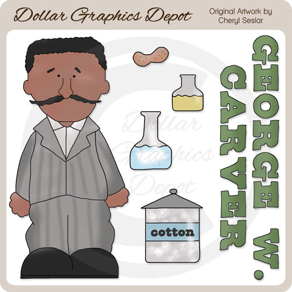 George W. Carver - ClipArt
