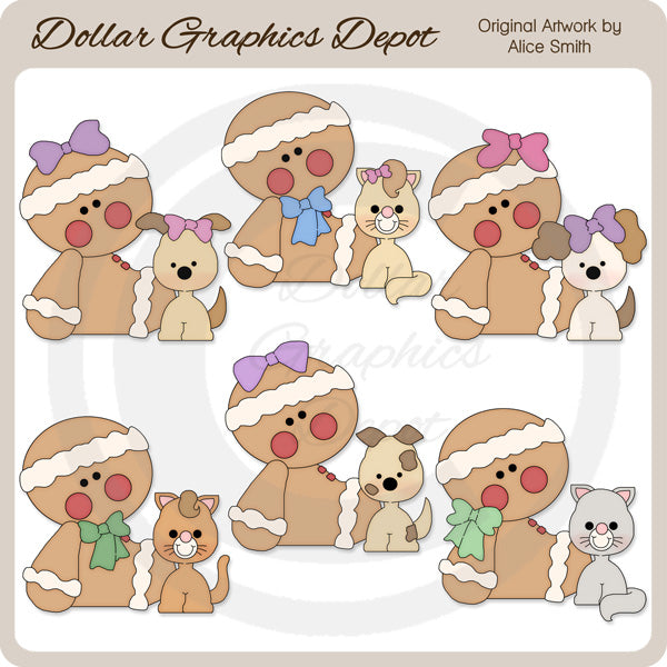 Ginger Pets - Clip Art - DCS Exclusive
