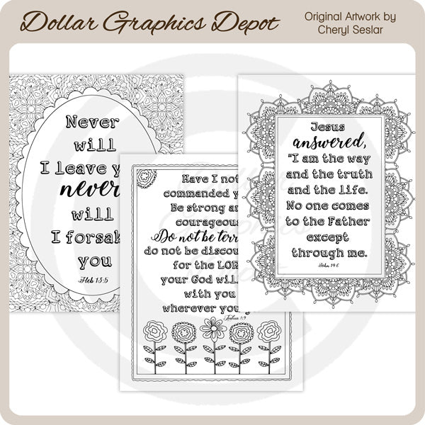 God's Word 2 - Coloring Pages