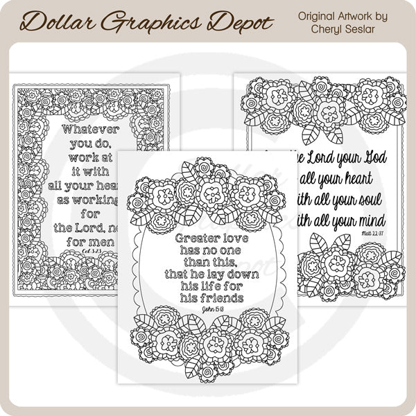 God's Word 3 - Coloring Pages