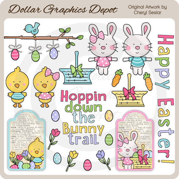 Buona Pasqua Cuties - ClipArt