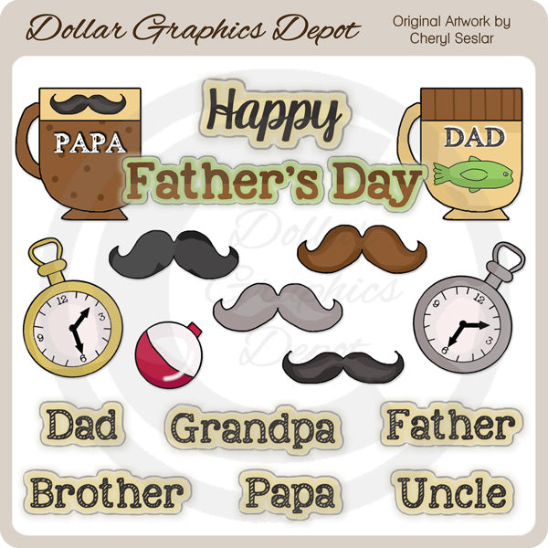 Father's Day - Clip Art