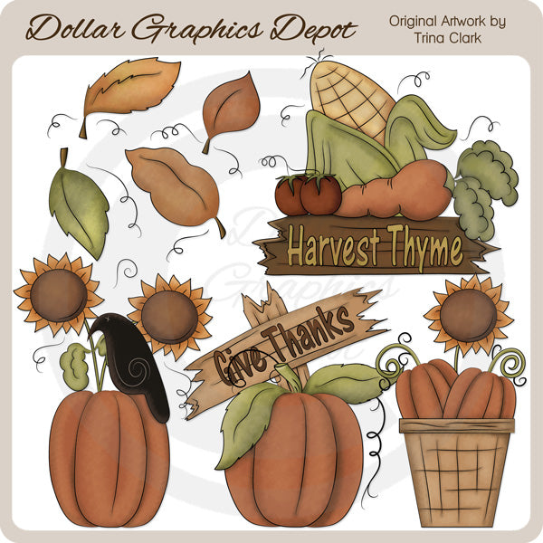 Harvest Thyme - Clip Art