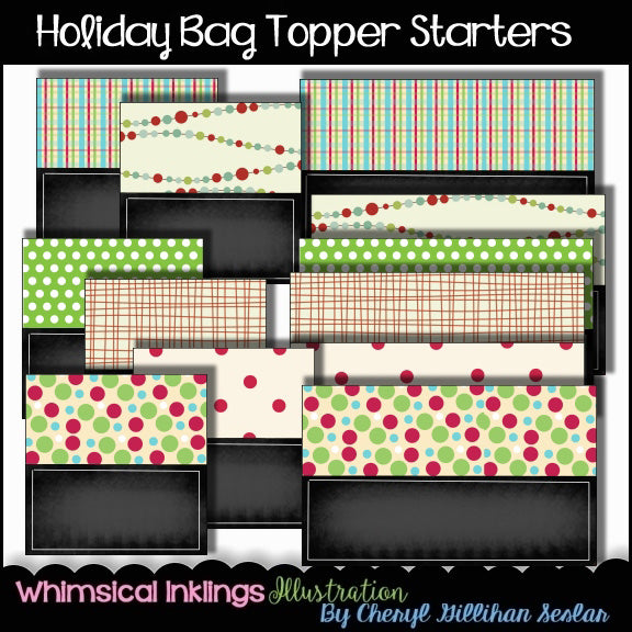Holiday Bag Topper Starters  (WI)