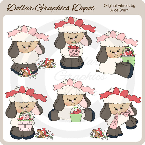 I Woolly Love You - Clip Art - DCS Exclusive