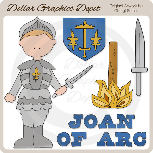 Joan Of Arc - Clip Art