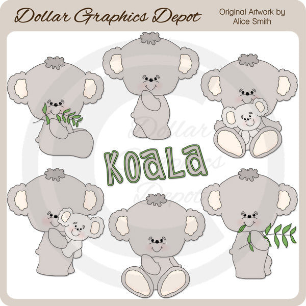 Orsi Koala - ClipArt - Esclusiva DCS