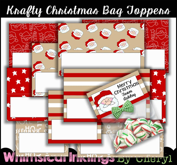 Adornos para bolsas navideñas Krafty (WI)