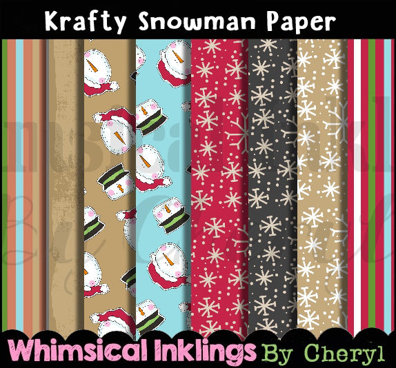 Krafty Snowman Papers