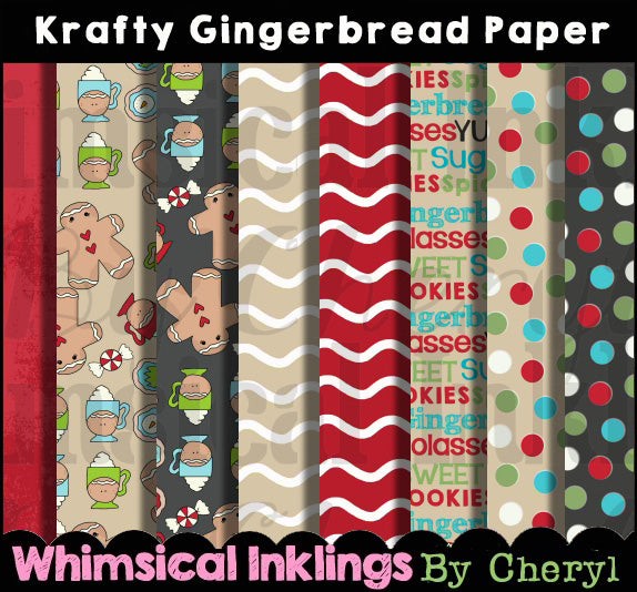 Krafty Gingerbread Papers  (WI)