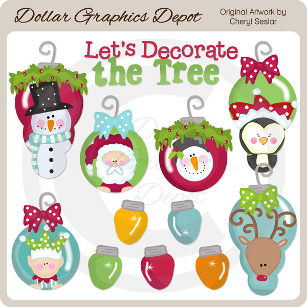Decoremos El Árbol - Clipart