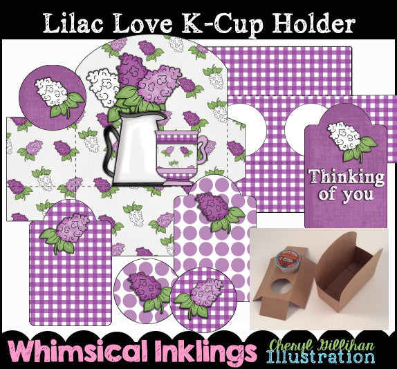 Lilac Love...K Cup Holder Set