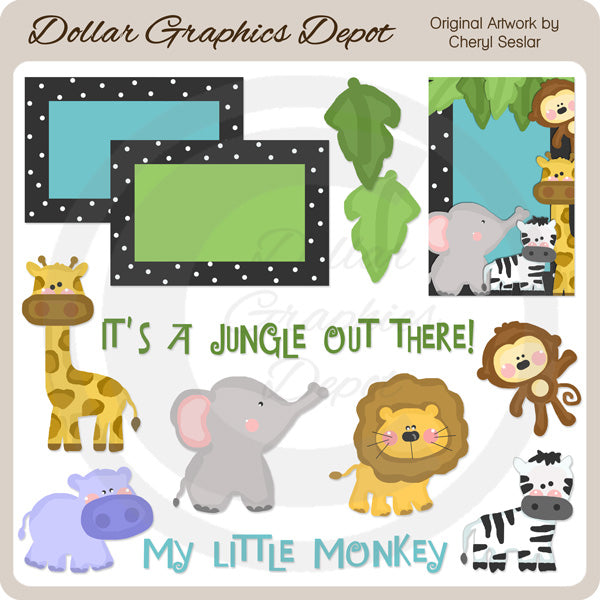 Little Jungle - Clip Art