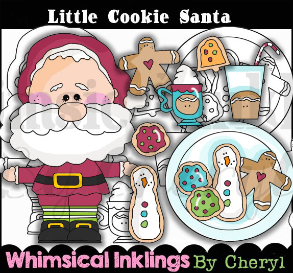 Little Cookie Santa...Graphic Collection