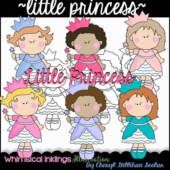 Piccola principessa...Collezione di clipart