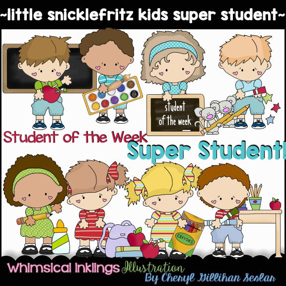 Pequeños niños de Snicklefritz... Súper estudiante