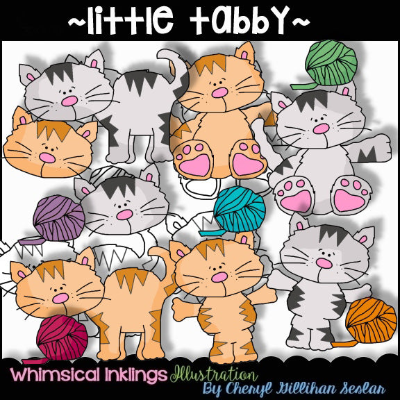 Little Tabby...Clipart Collection