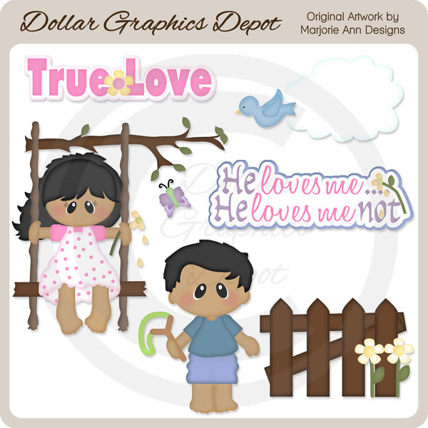 Loves Me, Loves Me Not 2 - Clip Art