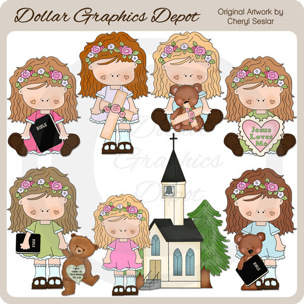 Mandy Goes To Church - Clip Art - DCS Exclusive