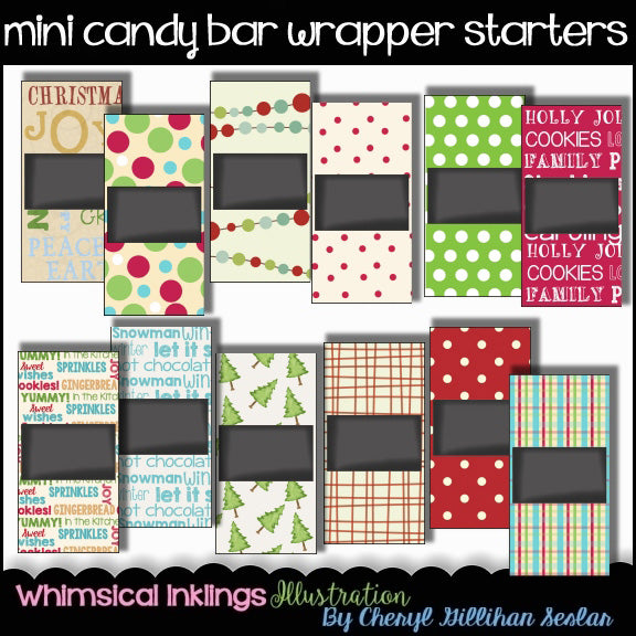 Mini Candy Bar Wrapper Starters   (WI)