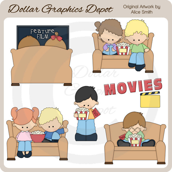 Movies - Clip Art - DCS Exclusive