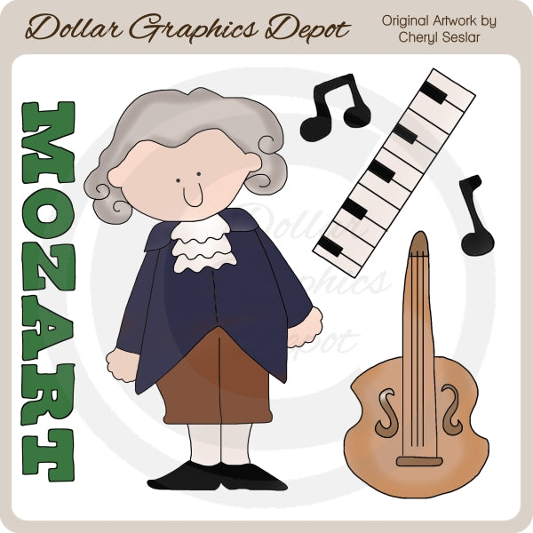 Mozart - Clip Art