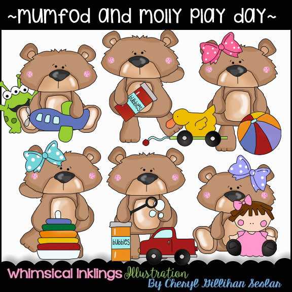 Mumford e Molly Bears...giornata di gioco